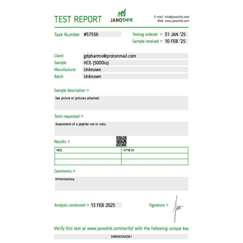 HCG La test