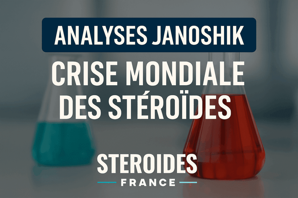 Analyses Janoshik – Crise mondiale des stéroïdes, laboratoire, fioles, stéroïdes France, SteroidesLab