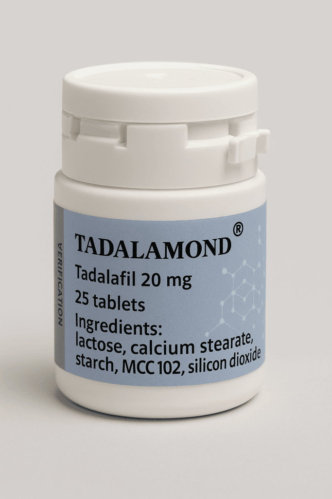 Tadalalmond 20 mg – Tadalafil en France